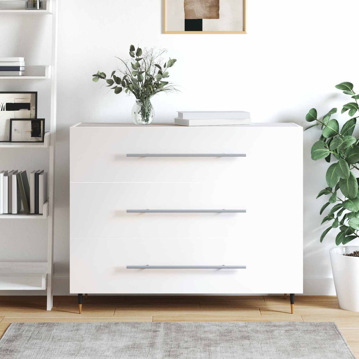 vidaXL Λαβή 12 pcs Ασημί 1500 mm Ατσάλι