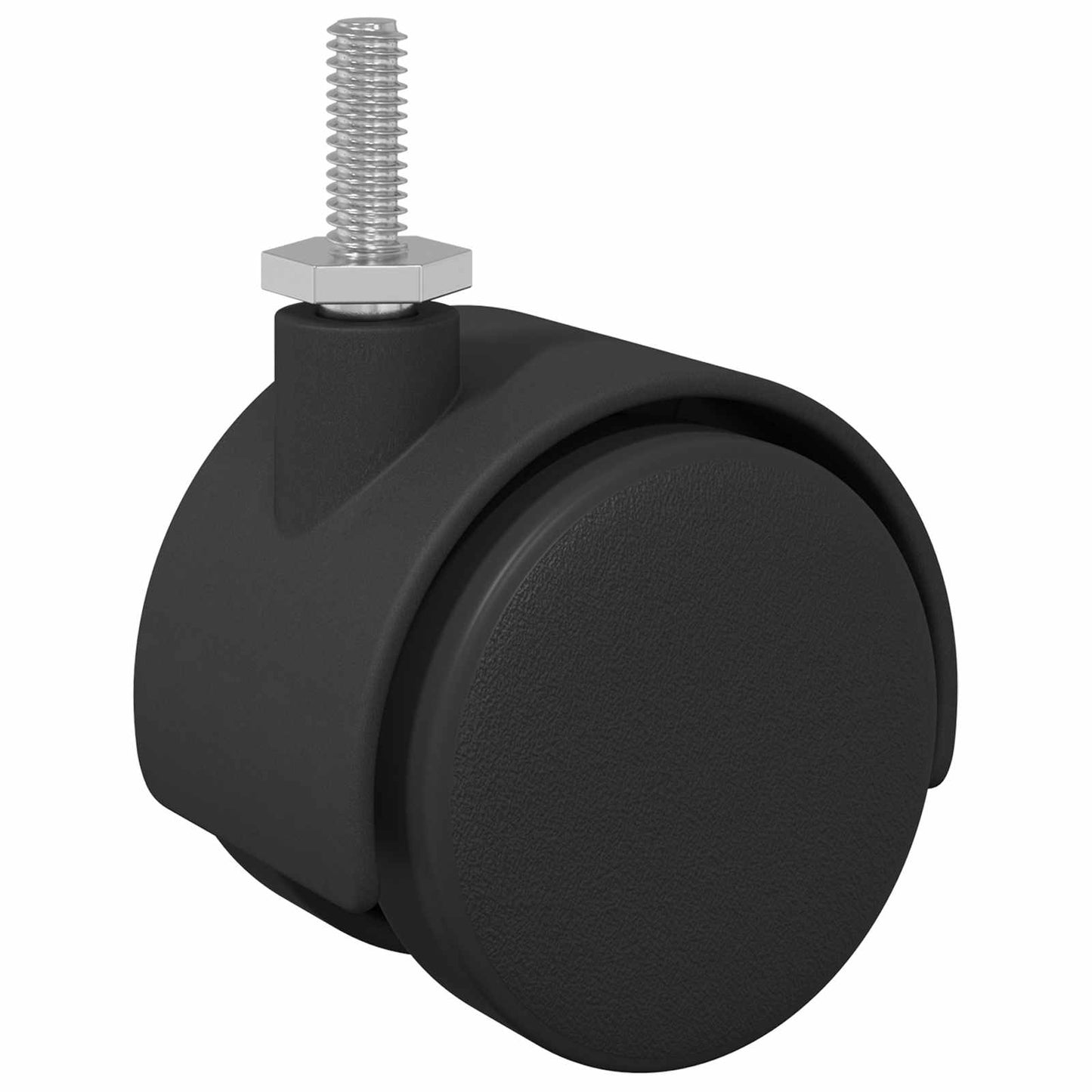 vidaXL Τροχίσκος 12 τεμ. Μαύρο και Ασημί 40,1 x 40,1 x 37,8 χλστ