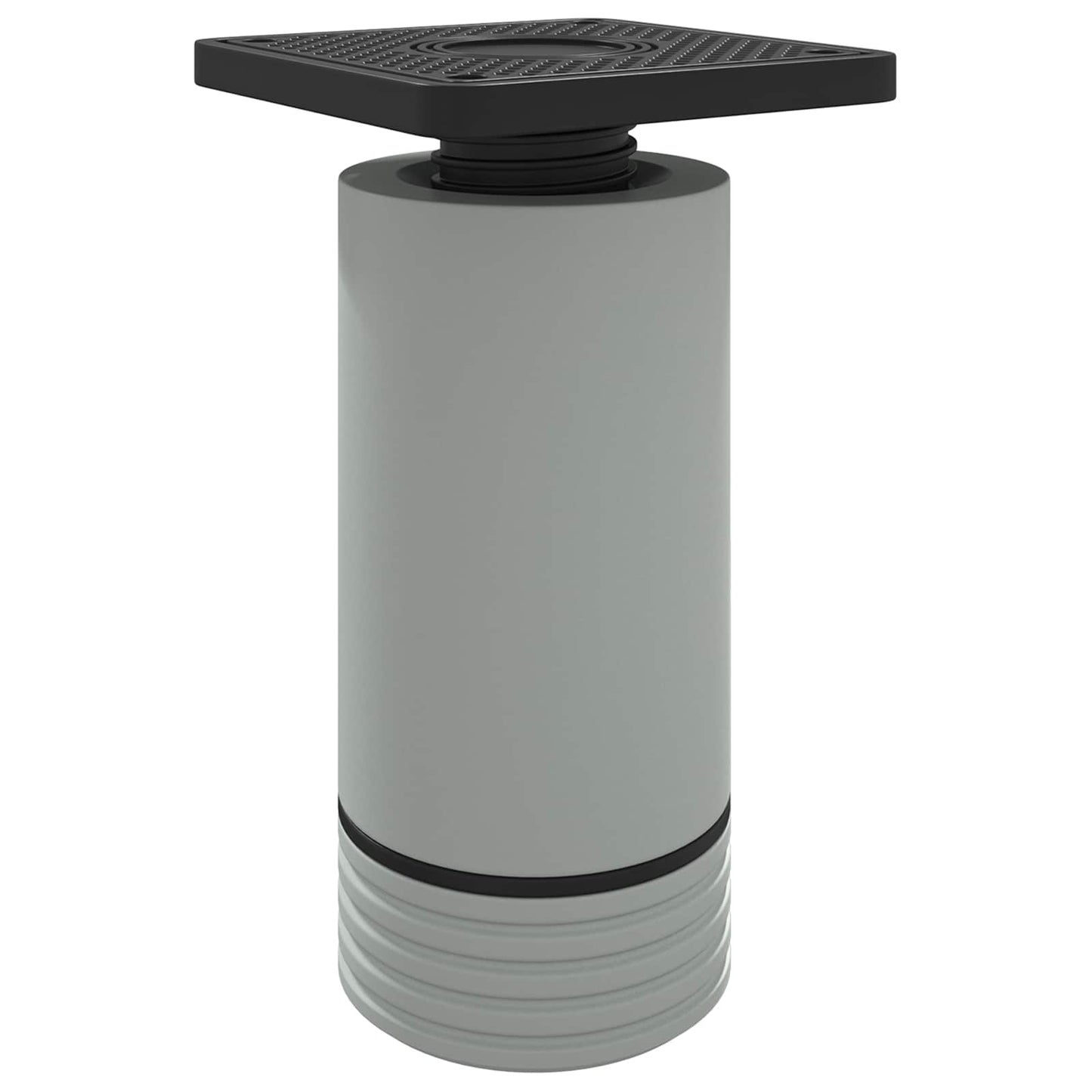 vidaXL Πόδια Επίπλων Ρυθμιζόμενος 12 pcs Λευκό 64 x 64 x 100 mm PP