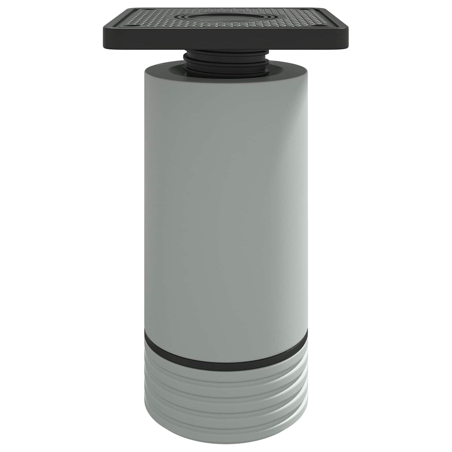 vidaXL Πόδια Επίπλων Ρυθμιζόμενος 12 pcs Λευκό 64 x 64 x 100 mm PP
