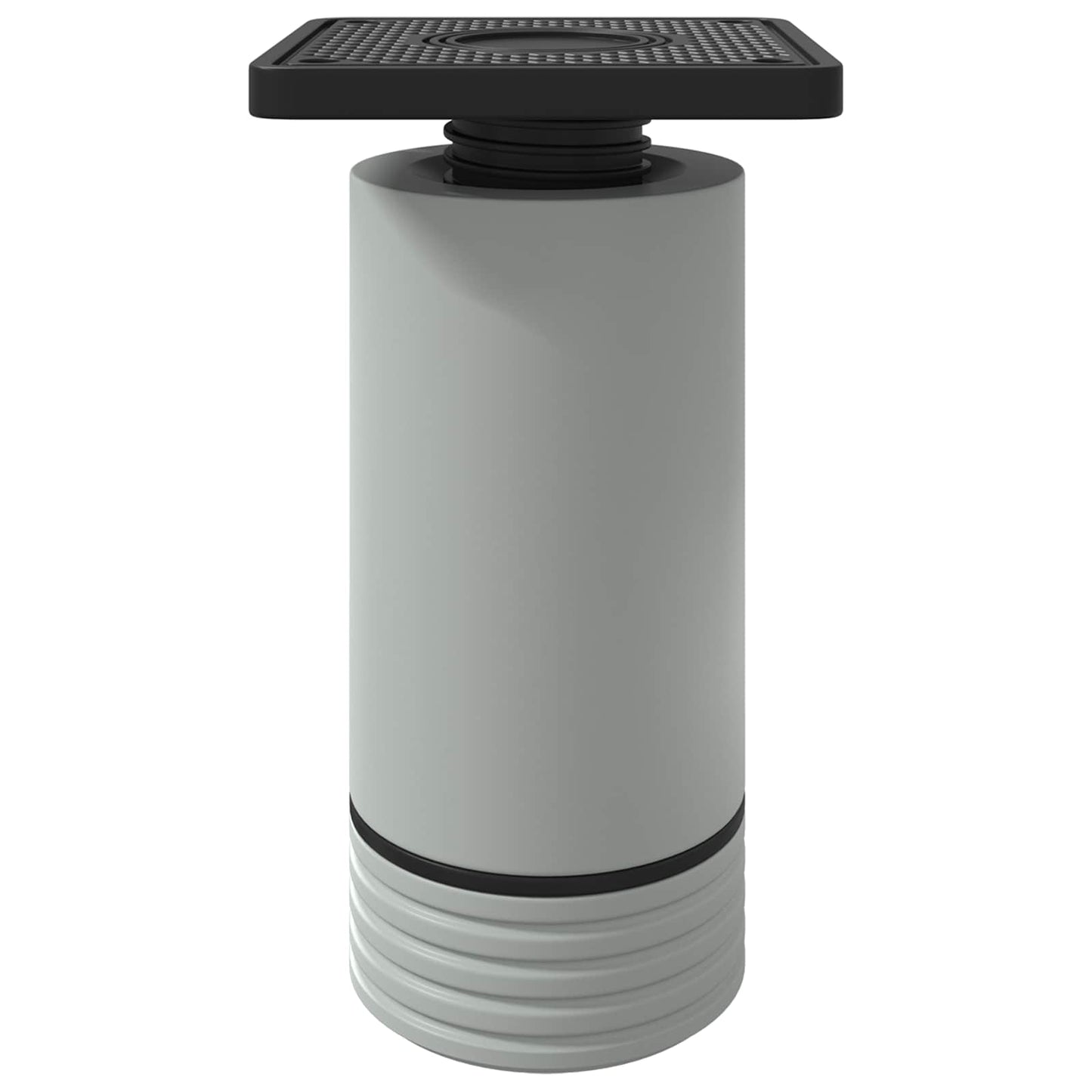 vidaXL Πόδια Επίπλων Ρυθμιζόμενος 12 pcs Λευκό 64 x 64 x 100 mm PP