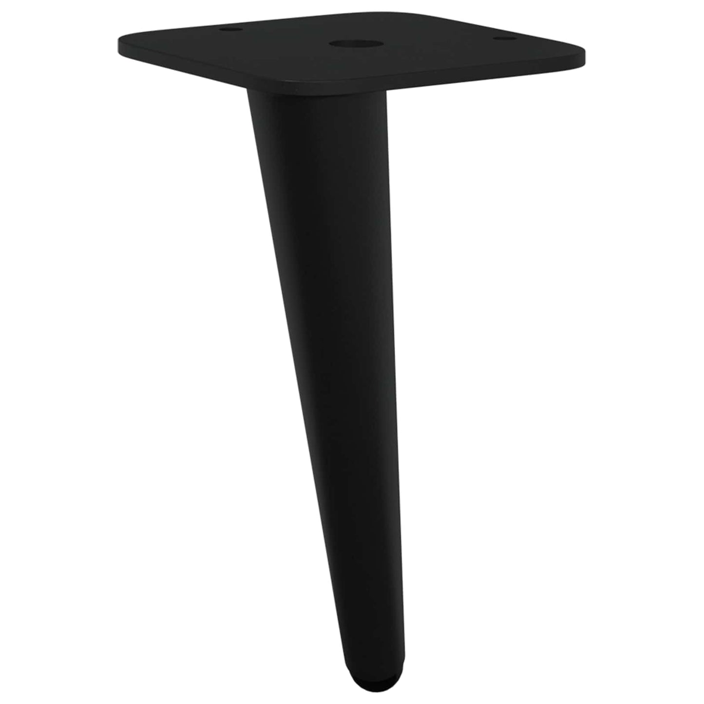 vidaXL Σταντ Πόδια 2 pcs Μαύρο 56 x 56 x 100 mm Σίδερο