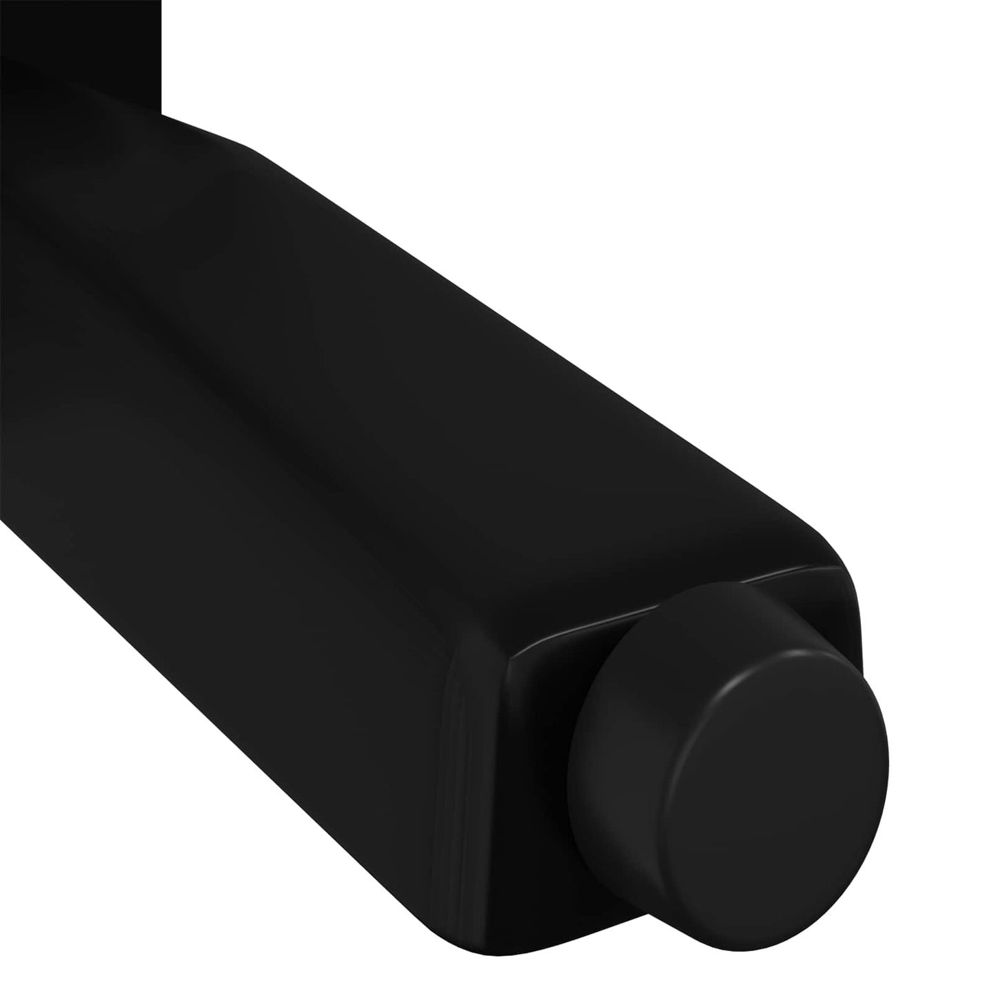 vidaXL Στηρίγματα 2 pcs Μαύρο 40 x 40 x 100 mm Σίδερο