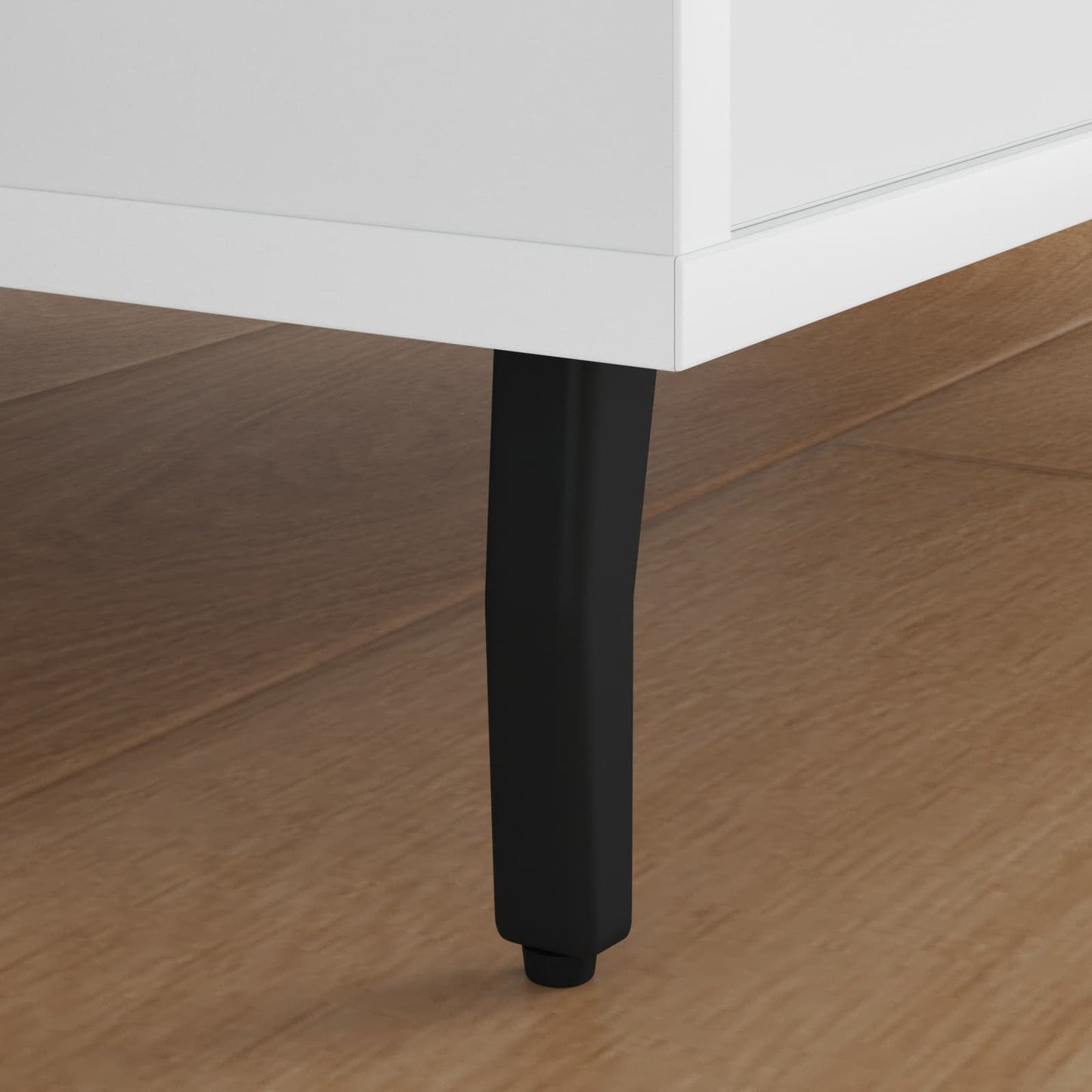 vidaXL Στηρίγματα 2 pcs Μαύρο 40 x 40 x 100 mm Σίδερο