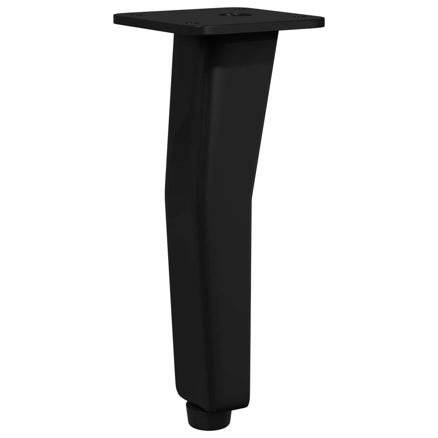vidaXL Στηρίγματα 2 pcs Μαύρο 40 x 40 x 100 mm Σίδερο