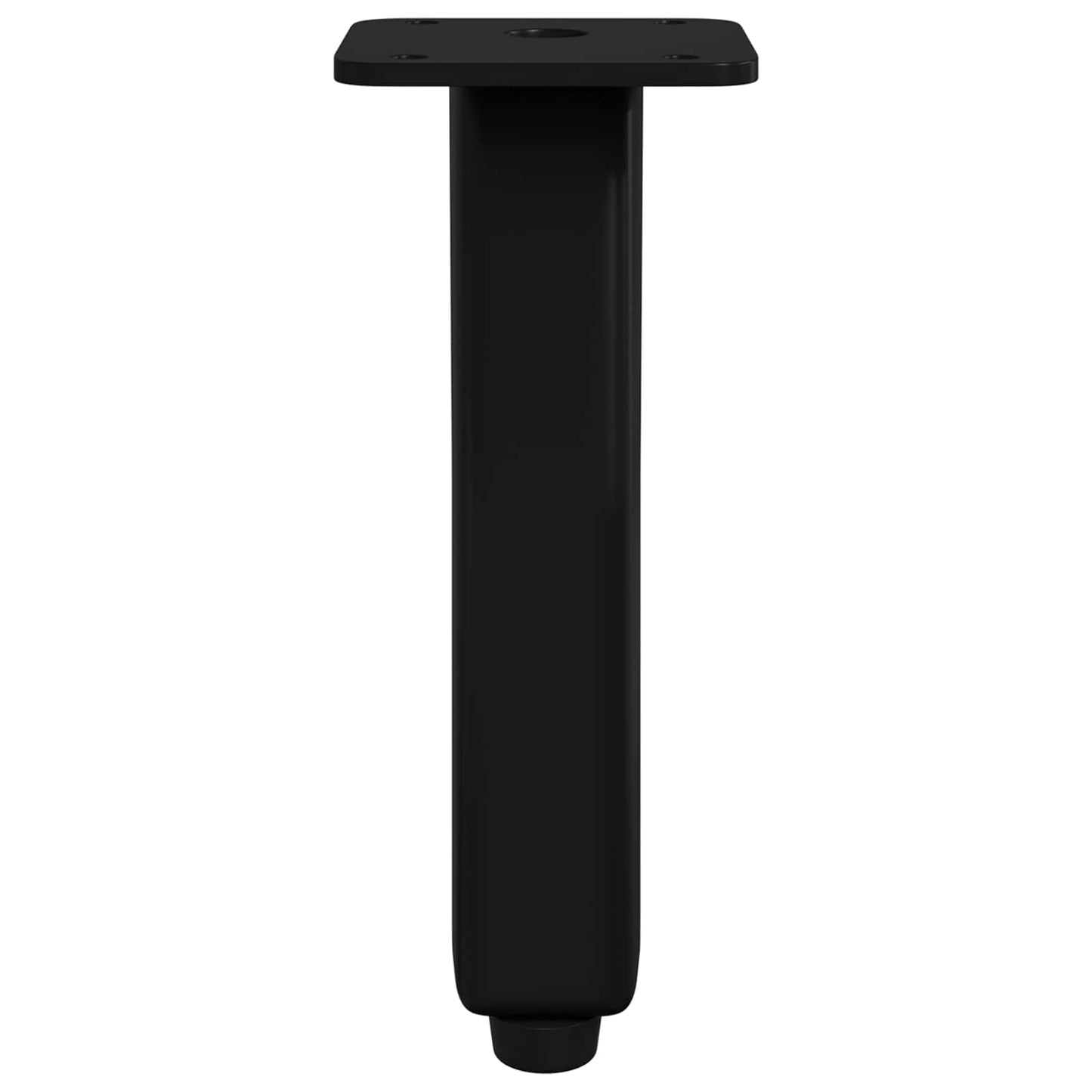 vidaXL Στηρίγματα 2 pcs Μαύρο 40 x 40 x 100 mm Σίδερο