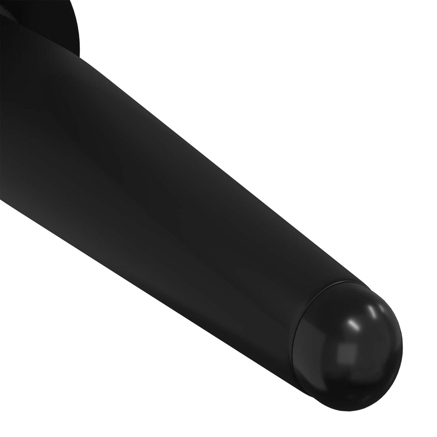 vidaXL Πόδια Επίπλων 12 pcs Μαύρο Ø 40 x 98 mm Σίδερο