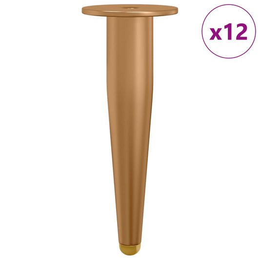 vidaXL Στηρίγματα 12 pcs Χρυσό 98 x 40 mm Σίδερο