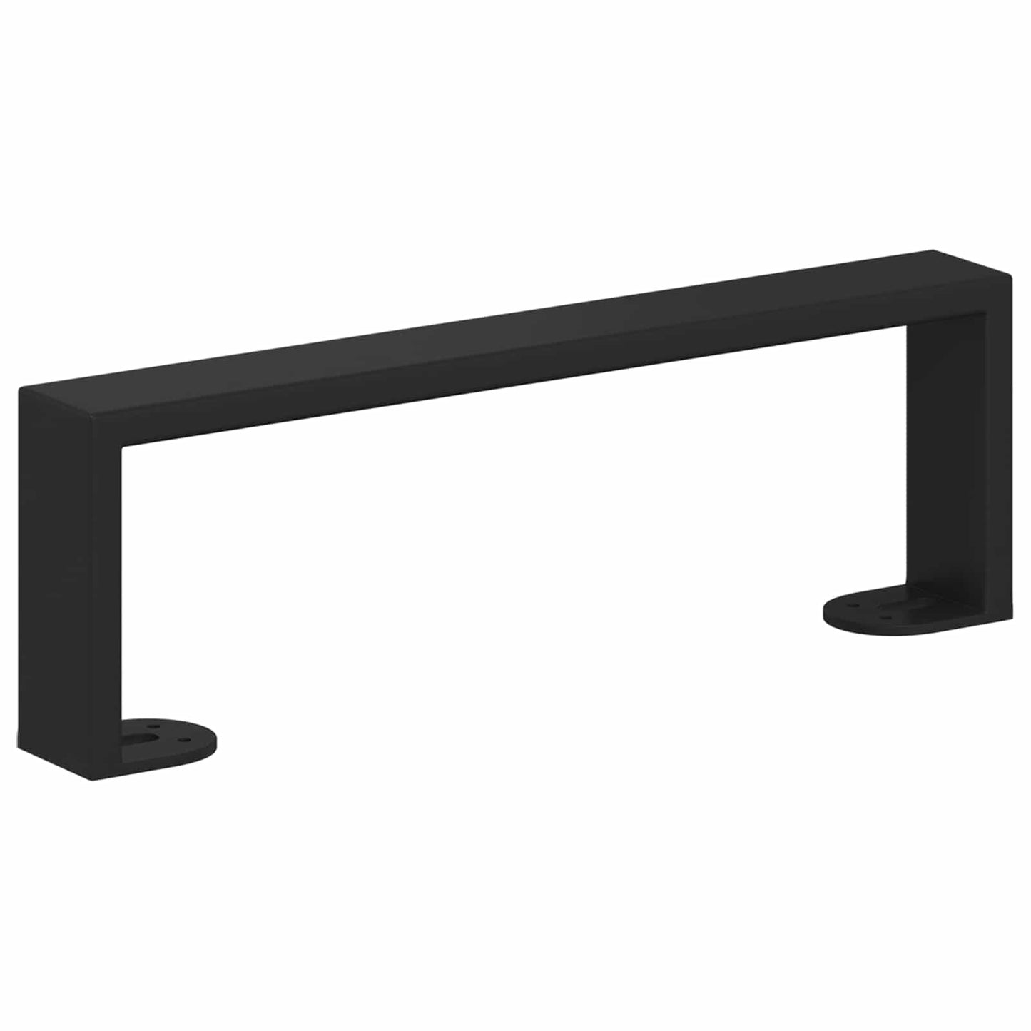 vidaXL Πόδια Επίπλων 12 pcs Μαύρο 311 x 40,5 x 100 χιλ Σίδερο