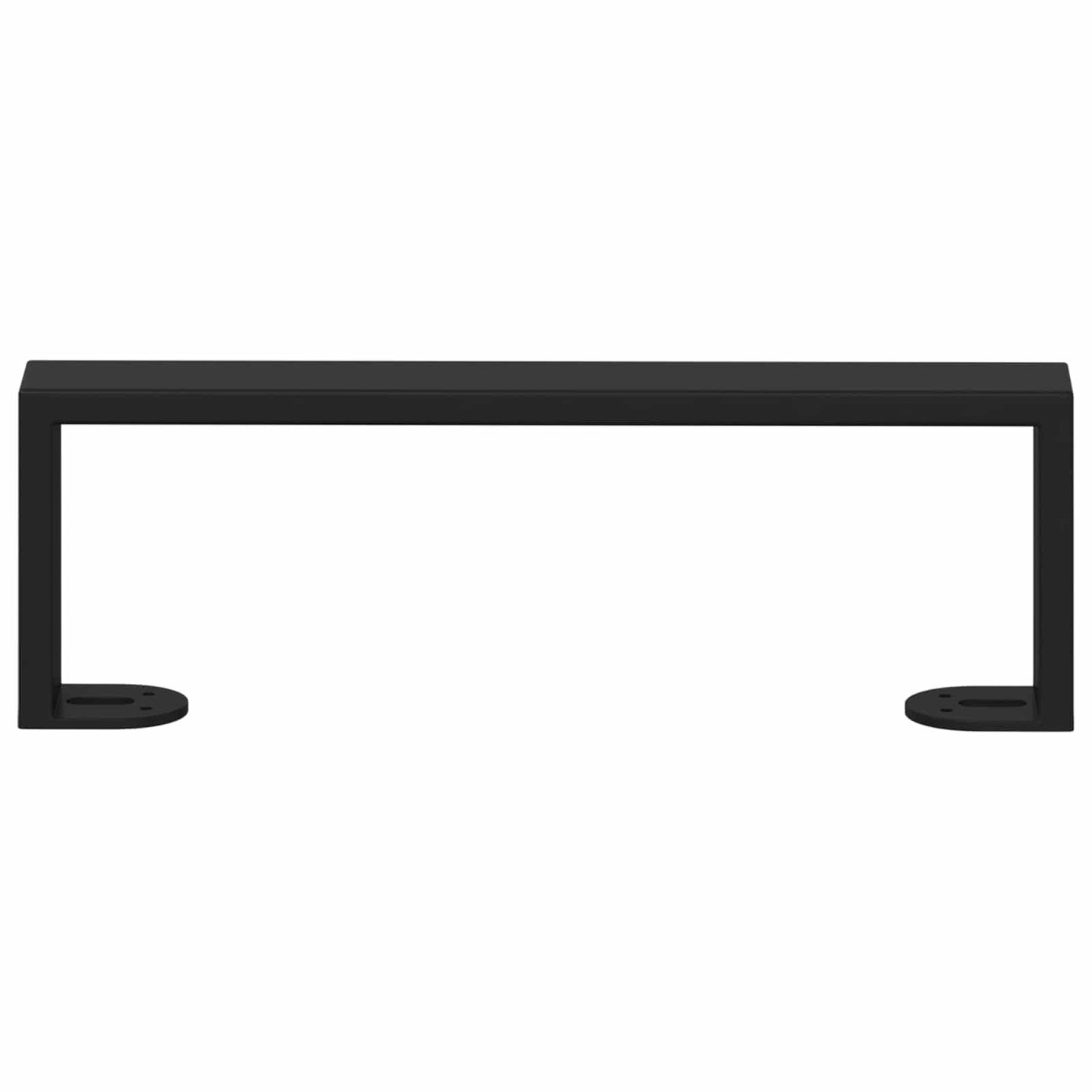 vidaXL Πόδια Επίπλων 12 pcs Μαύρο 311 x 40,5 x 100 χιλ Σίδερο