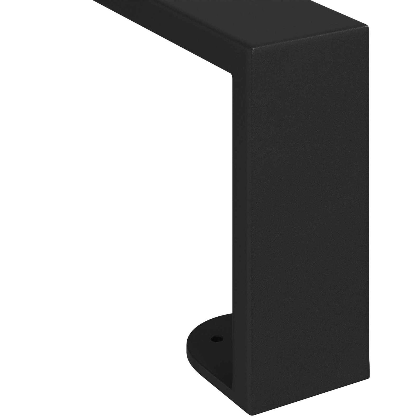 vidaXL Πόδια Επίπλων 2 pcs Μαύρο 546 x 40,5 x 100 χιλ Σίδερο