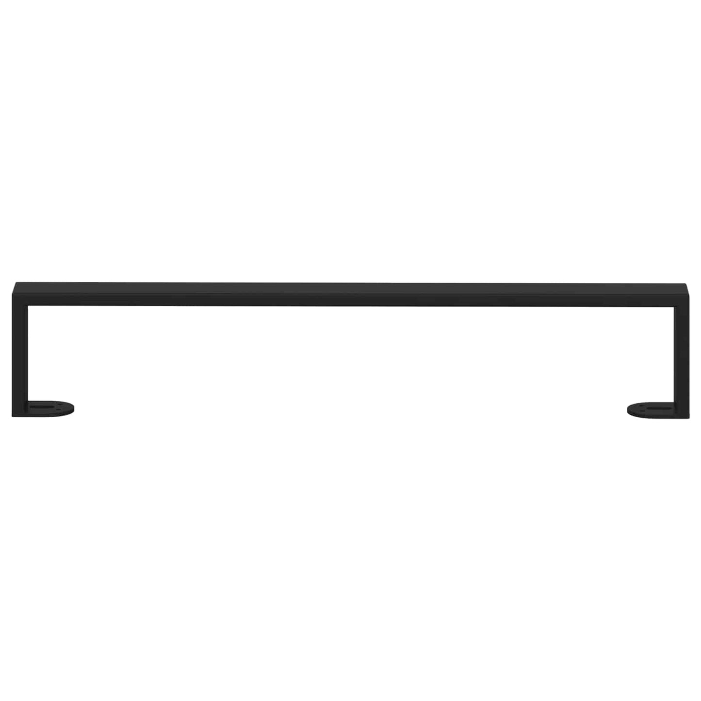 vidaXL Πόδια Επίπλων 12 pcs Μαύρο 546 x 40,5 x 100 χιλ Σίδερο