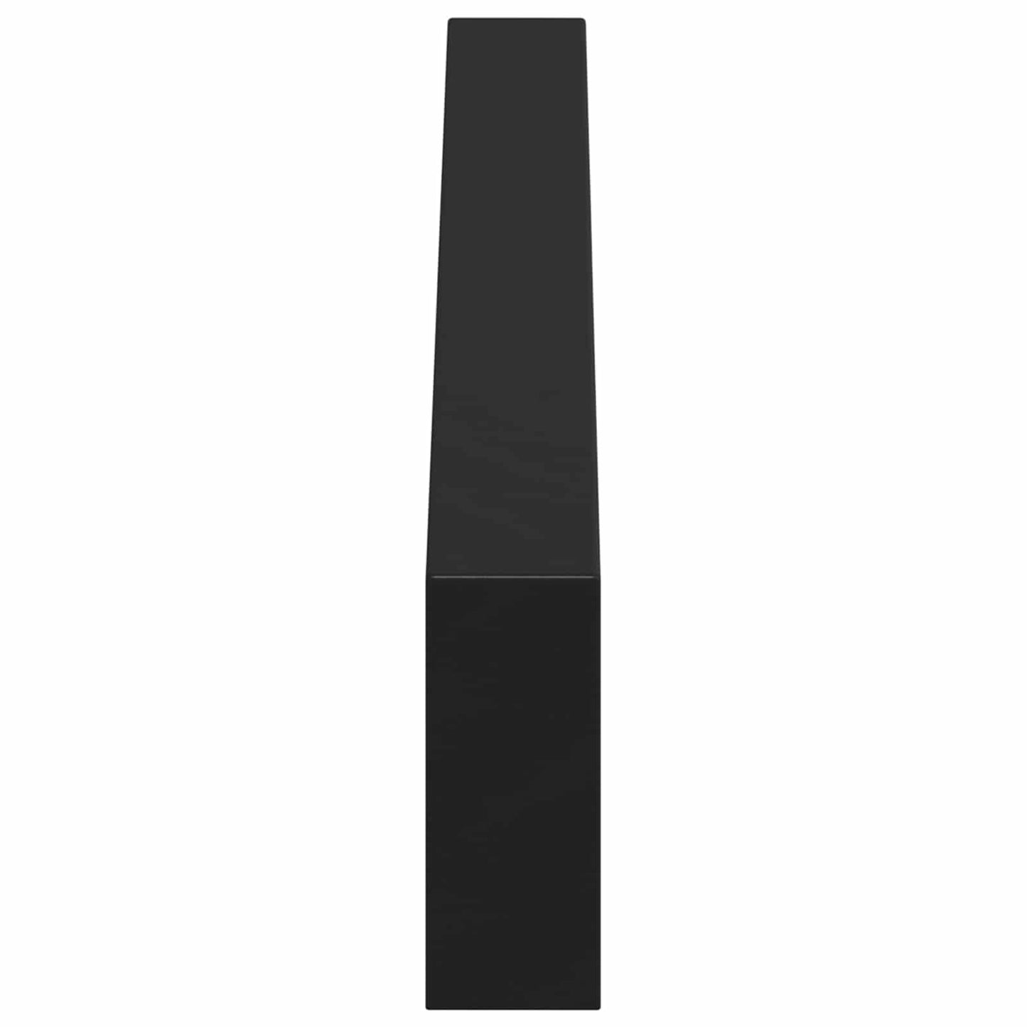 vidaXL Πόδια Επίπλων 12 pcs Μαύρο 546 x 40,5 x 100 χιλ Σίδερο