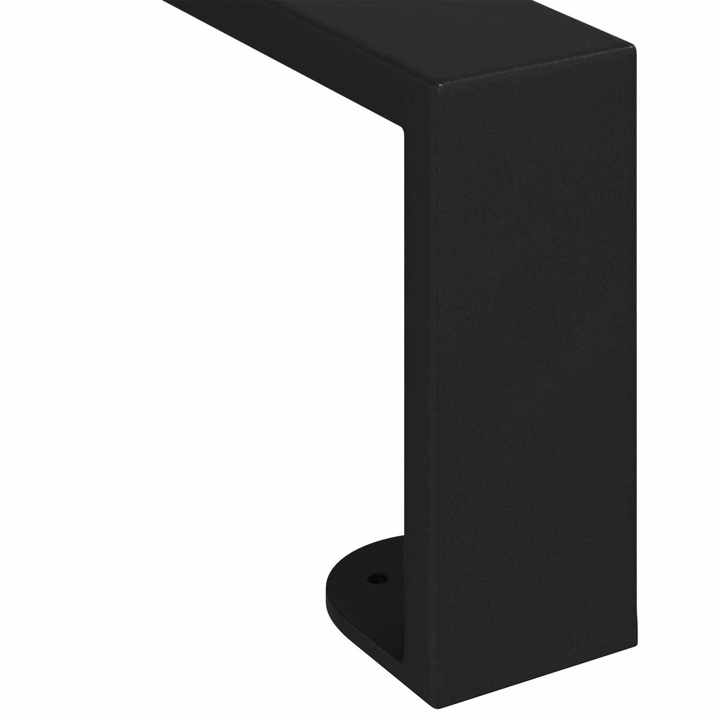 vidaXL Πόδια Επίπλων 2 τμχ. Μαύρο 596 x 40,5 x 100 χιλ Σίδερο