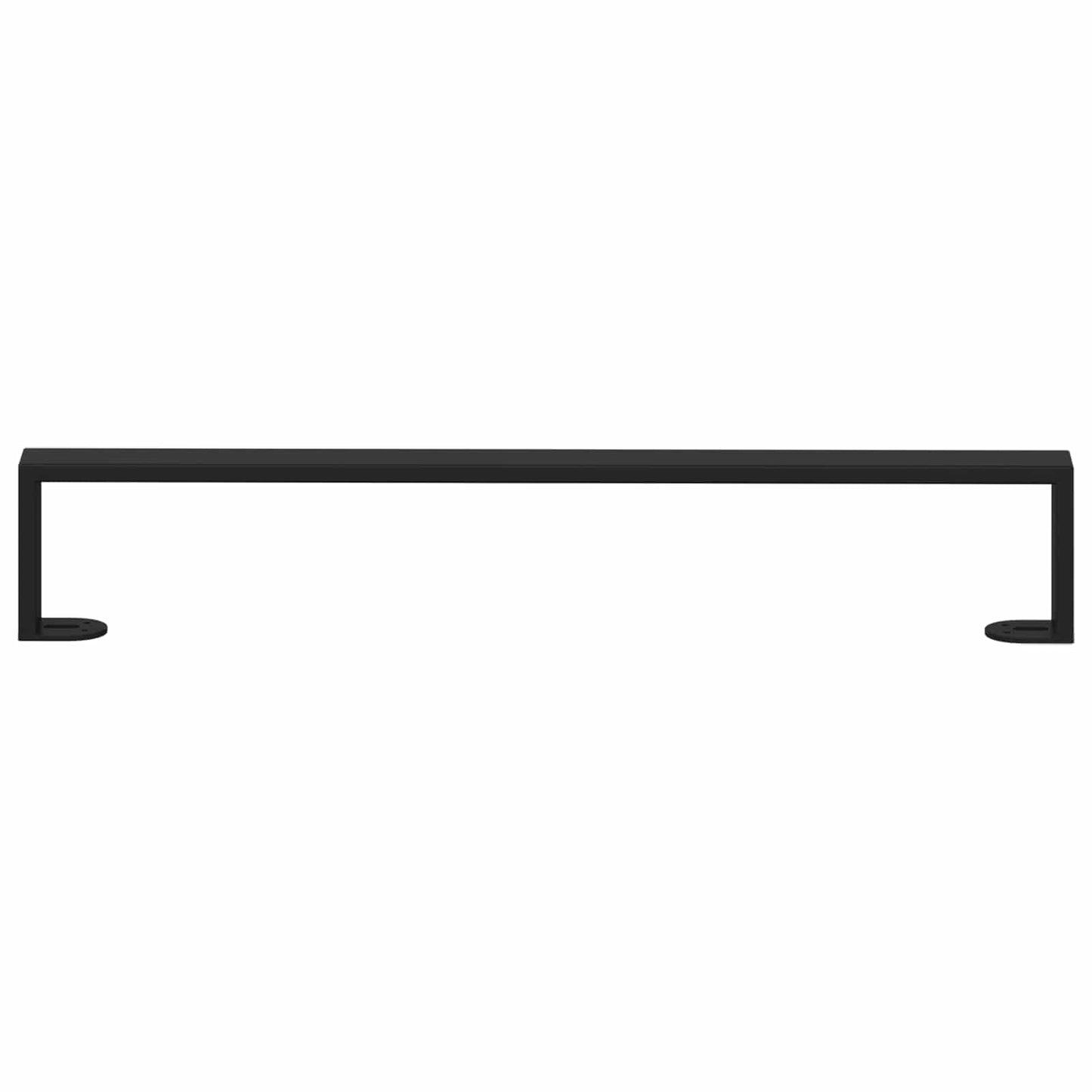 vidaXL Πόδια Επίπλων 12 pcs Μαύρο 596 x 40,5 x 100 χιλ Σίδερο