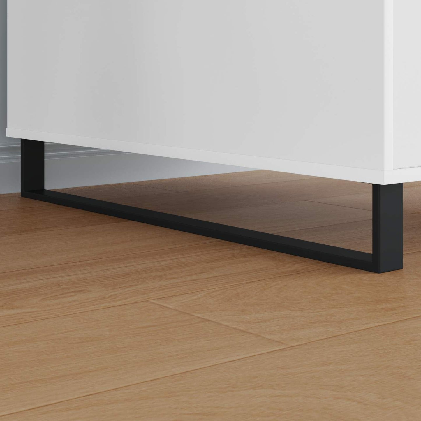 vidaXL Πόδια Επίπλων 12 pcs Μαύρο 796 x 40,5 x 100 χιλ Σίδερο