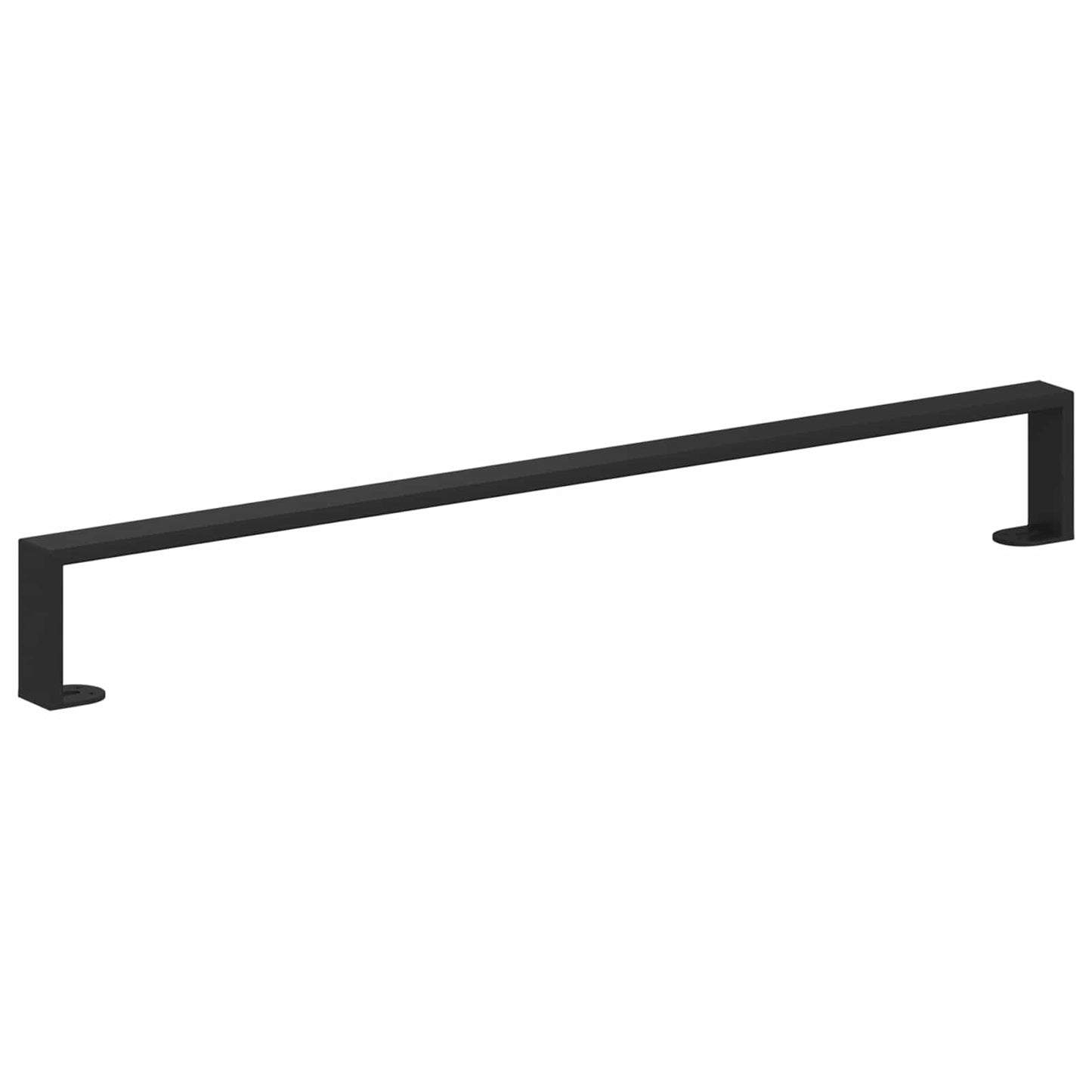 vidaXL Πόδια Επίπλων 12 pcs Μαύρο 796 x 40,5 x 100 χιλ Σίδερο