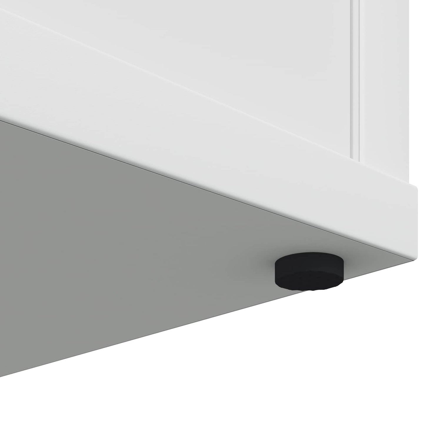 vidaXL Πάτοι Επίπλων 2 pcs Μαύρο Ø 14 x 4 mm EVA