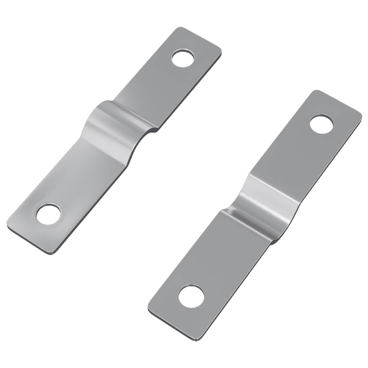 vidaXL Πλάκα Χτυπήματος 2 pcs Ασημί 50 x 10 x 1,2 mm Σίδερο