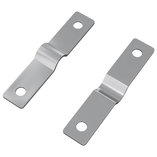 vidaXL Πλάκα Χτυπήματος 2 pcs Ασημί 50 x 10 x 1,2 mm Σίδερο