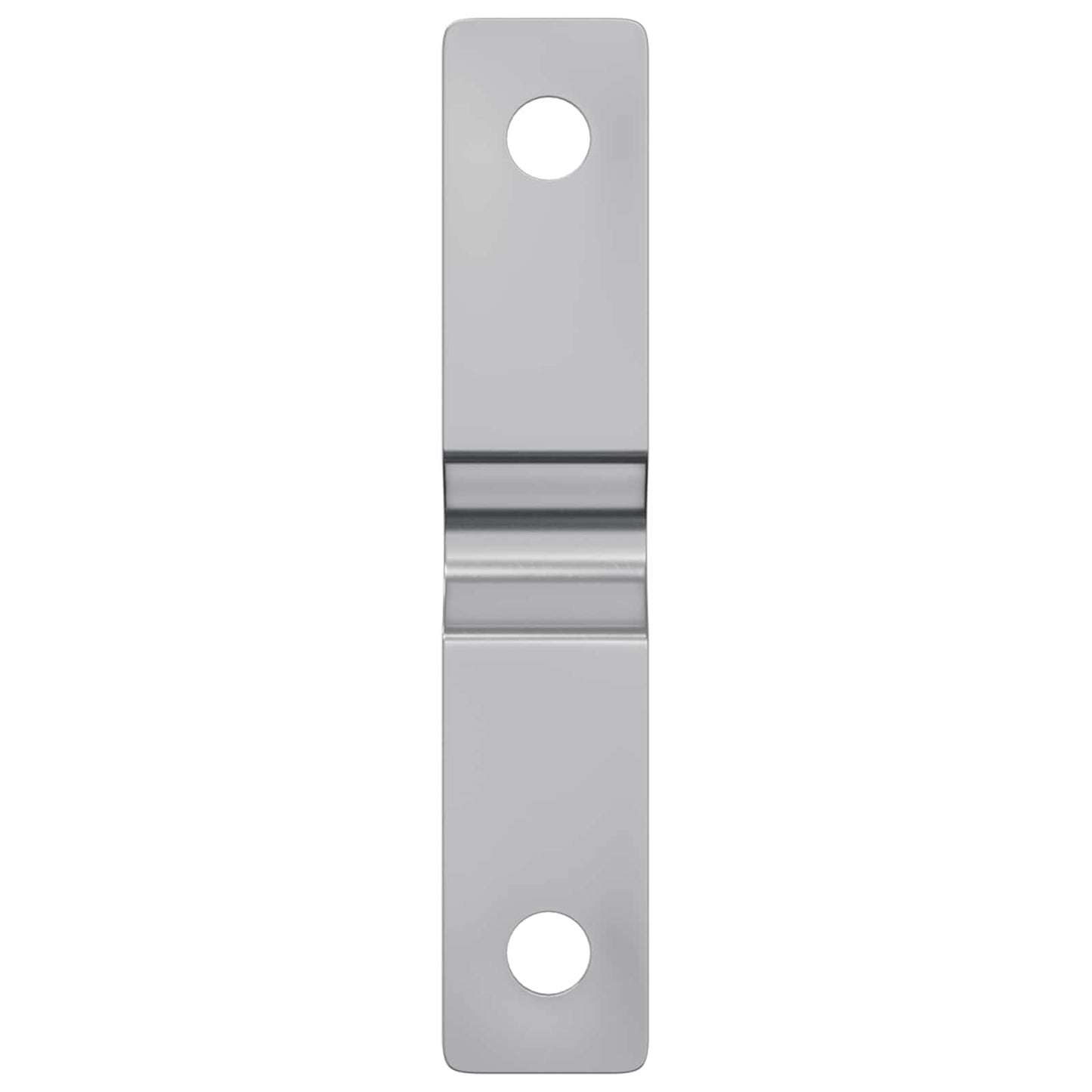 vidaXL Πλάκα Χτυπήματος 2 pcs Ασημί 50 x 10 x 1,2 mm Σίδερο