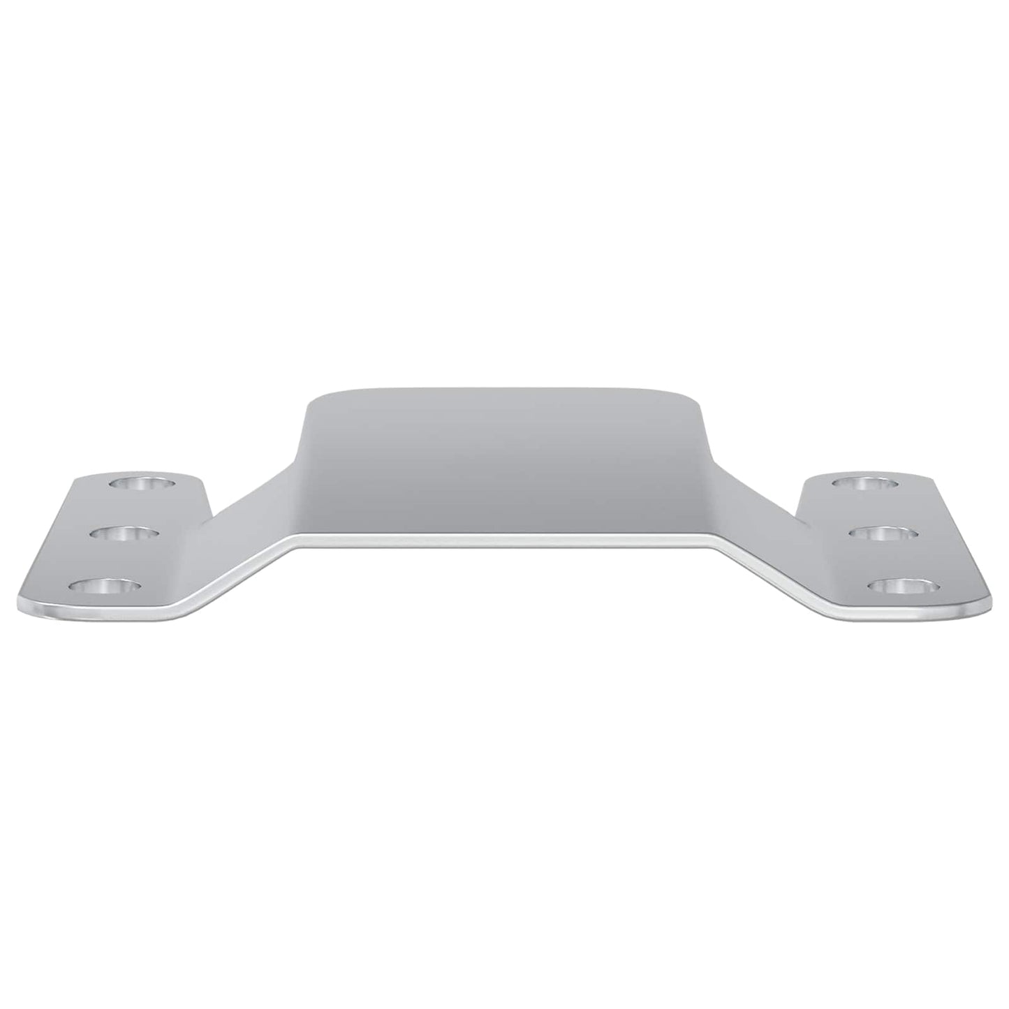 vidaXL Βραχίονας Θαμμένου Στήριξης 419 pcs Ασημί 75 x 66 x 1,4 χιλ