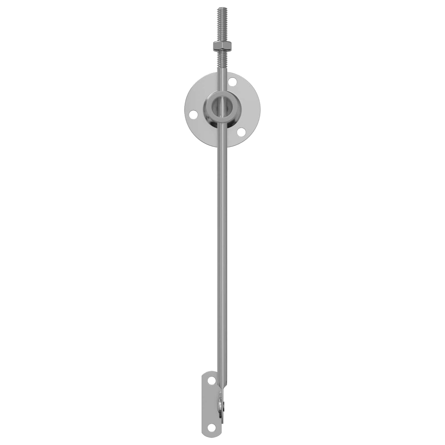 vidaXL Μεντεσές στήριξης καπακιού 2 pcs Ασημί 194 x 36 x 18 mm Σίδερο
