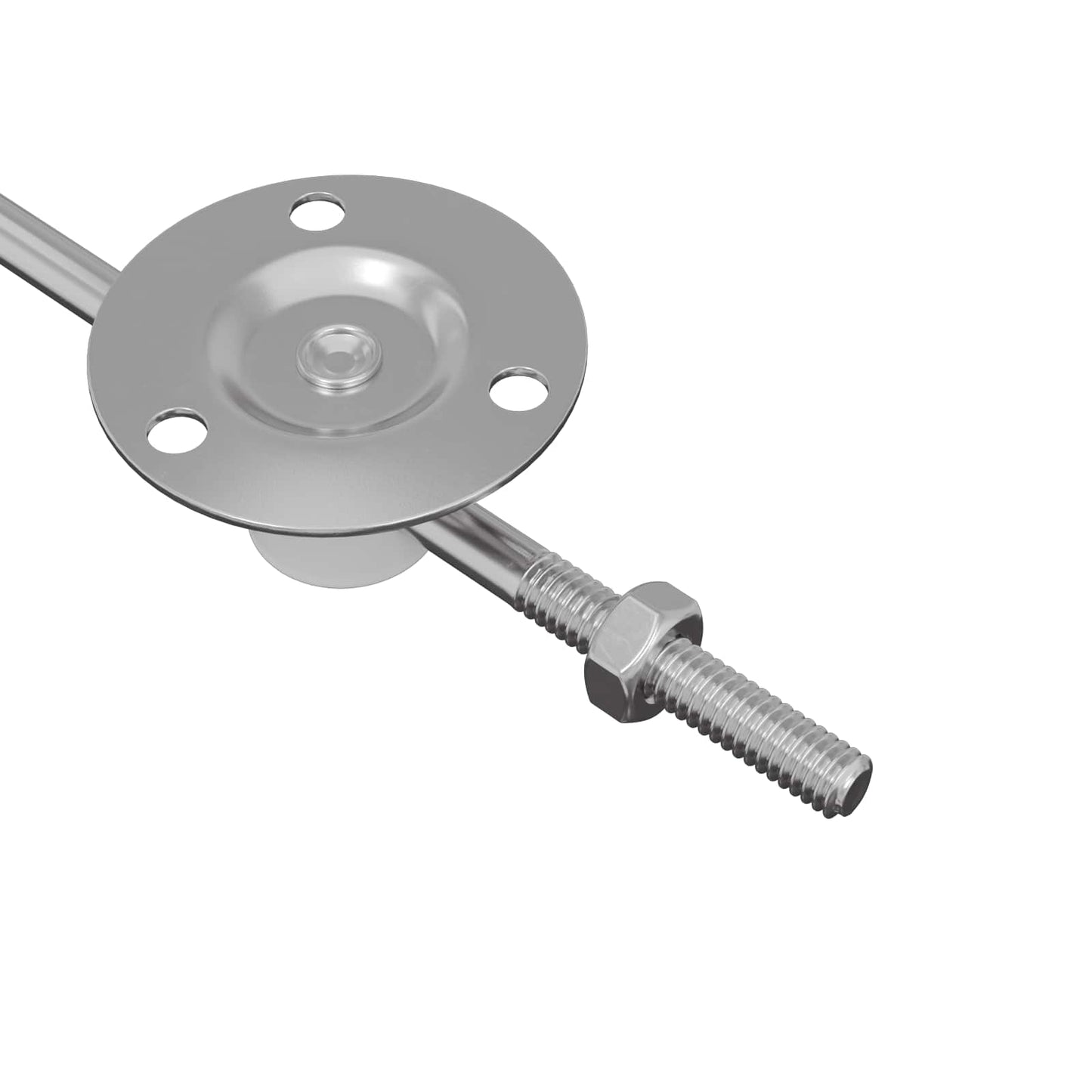 vidaXL Μεντεσές στήριξης καπακιού 12 pcs Ασημί 194 x 36 x 18 mm Σίδερο