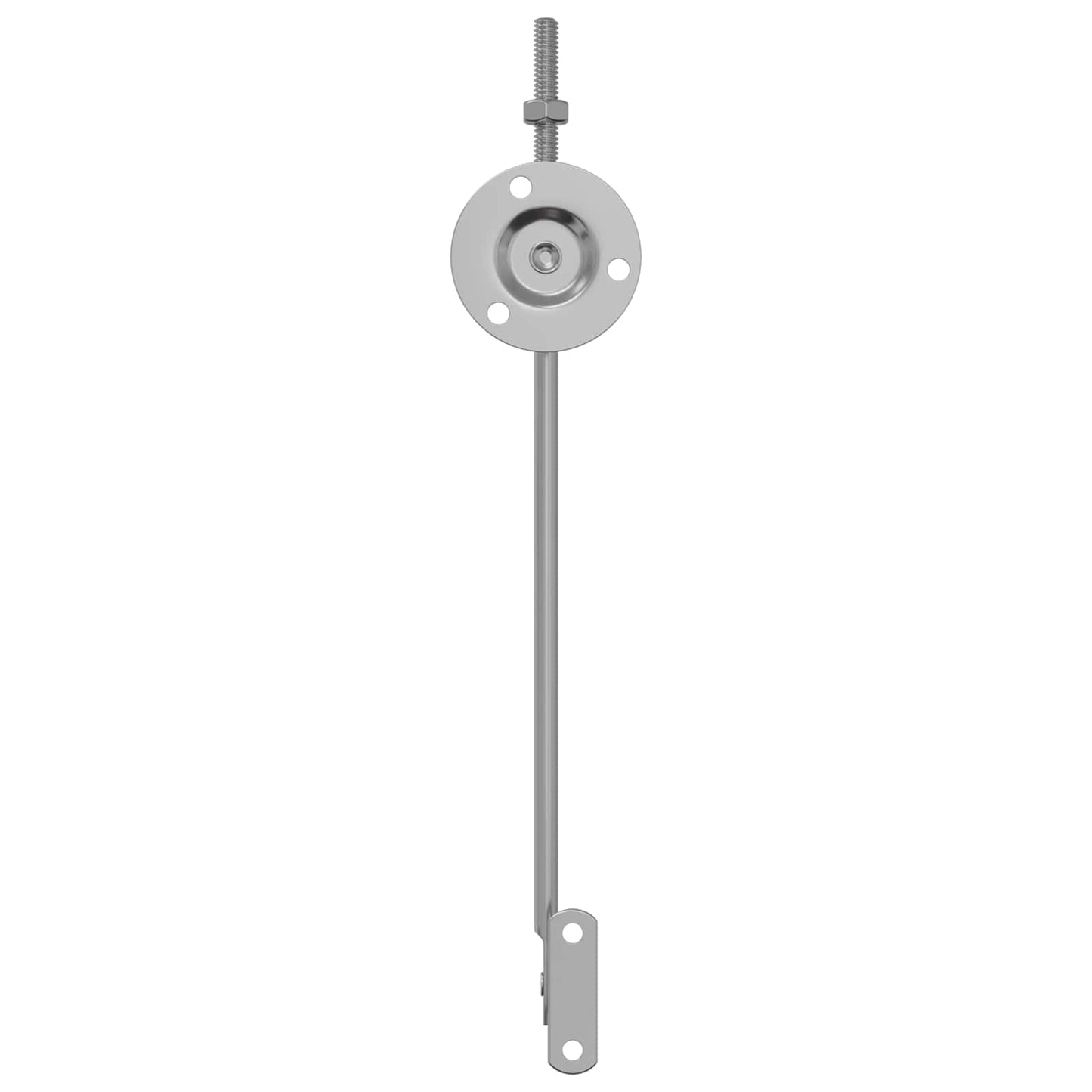 vidaXL Μεντεσές στήριξης καπακιού 12 pcs Ασημί 194 x 36 x 18 mm Σίδερο