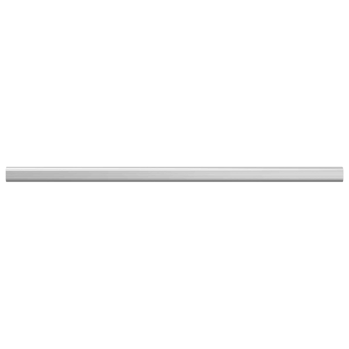 vidaXL Ράβδος Ντουλάπας 2 pcs Ασημί 664 x 15 x 29 mm Αλουμινένιο Κράμα