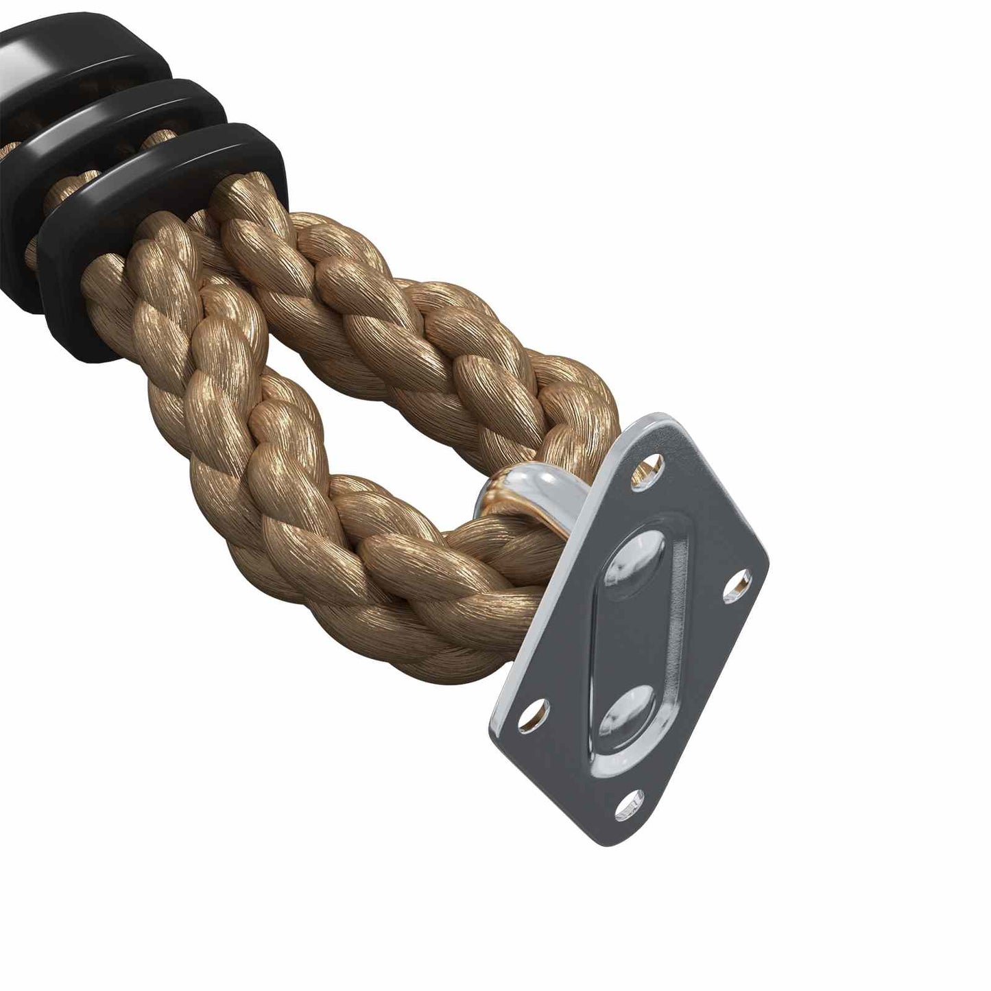 vidaXL Σκοινί Αναρρίχησης Καφέ 305 cm Νάιλον