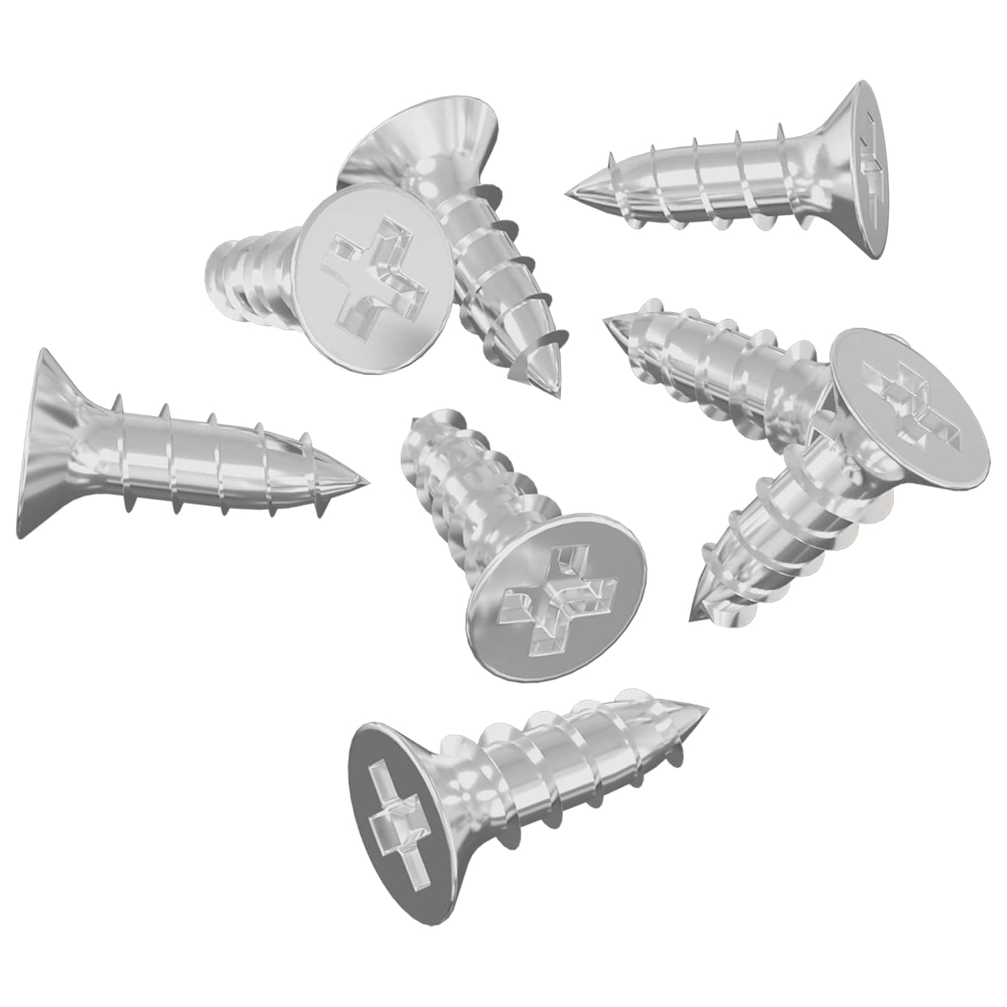 vidaXL Βραχίονας Στήριξης Καθρέφτη 2 pcs Νίκελ 35 x 30 x 8,3 mm Ατσάλι