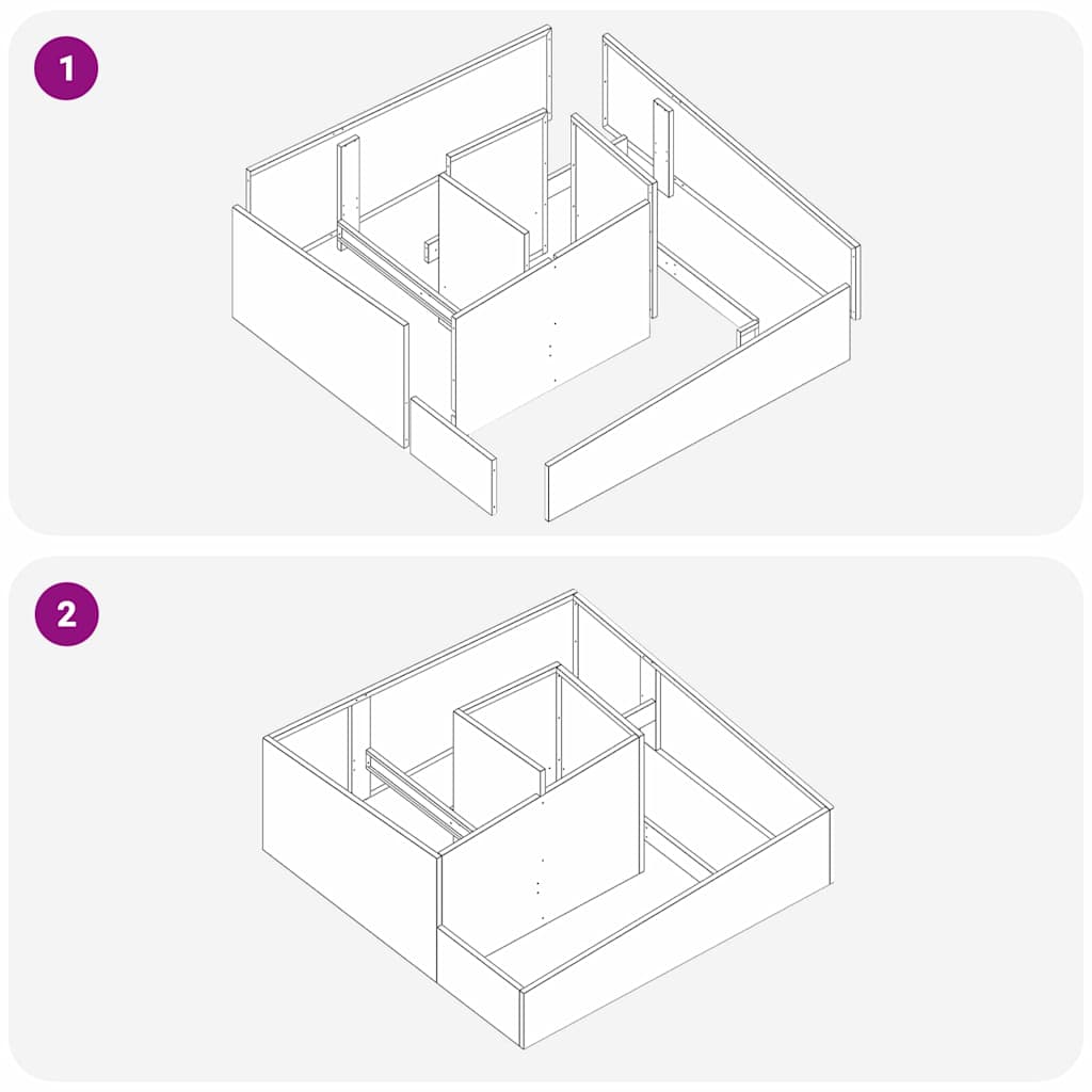 vidaXL Γλάστρα Κήπου Ανθρακί 100 x 100 x 50 cm Ψυχρής έλασης χάλυβας