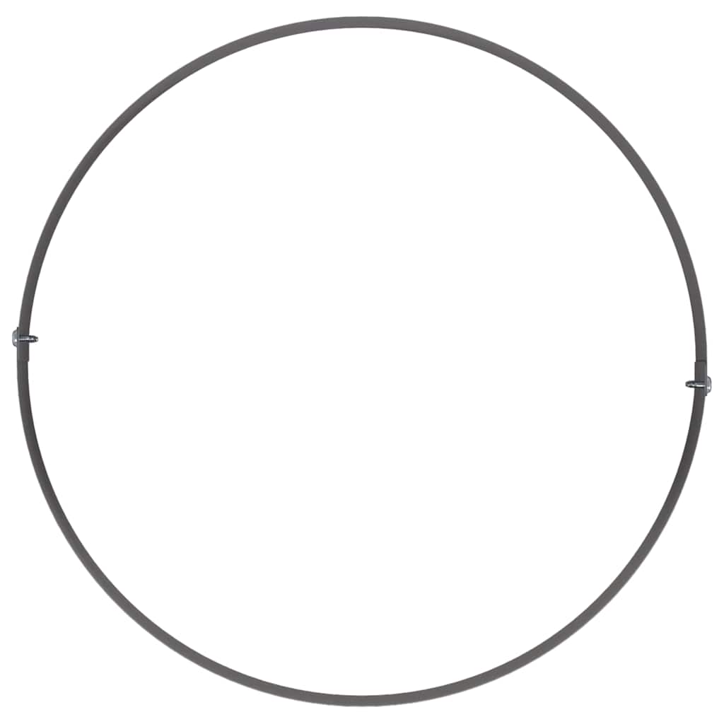 vidaXL Γλάστρα Κήπου Μαύρο 30 x 30 x 20 cm Ατσάλι