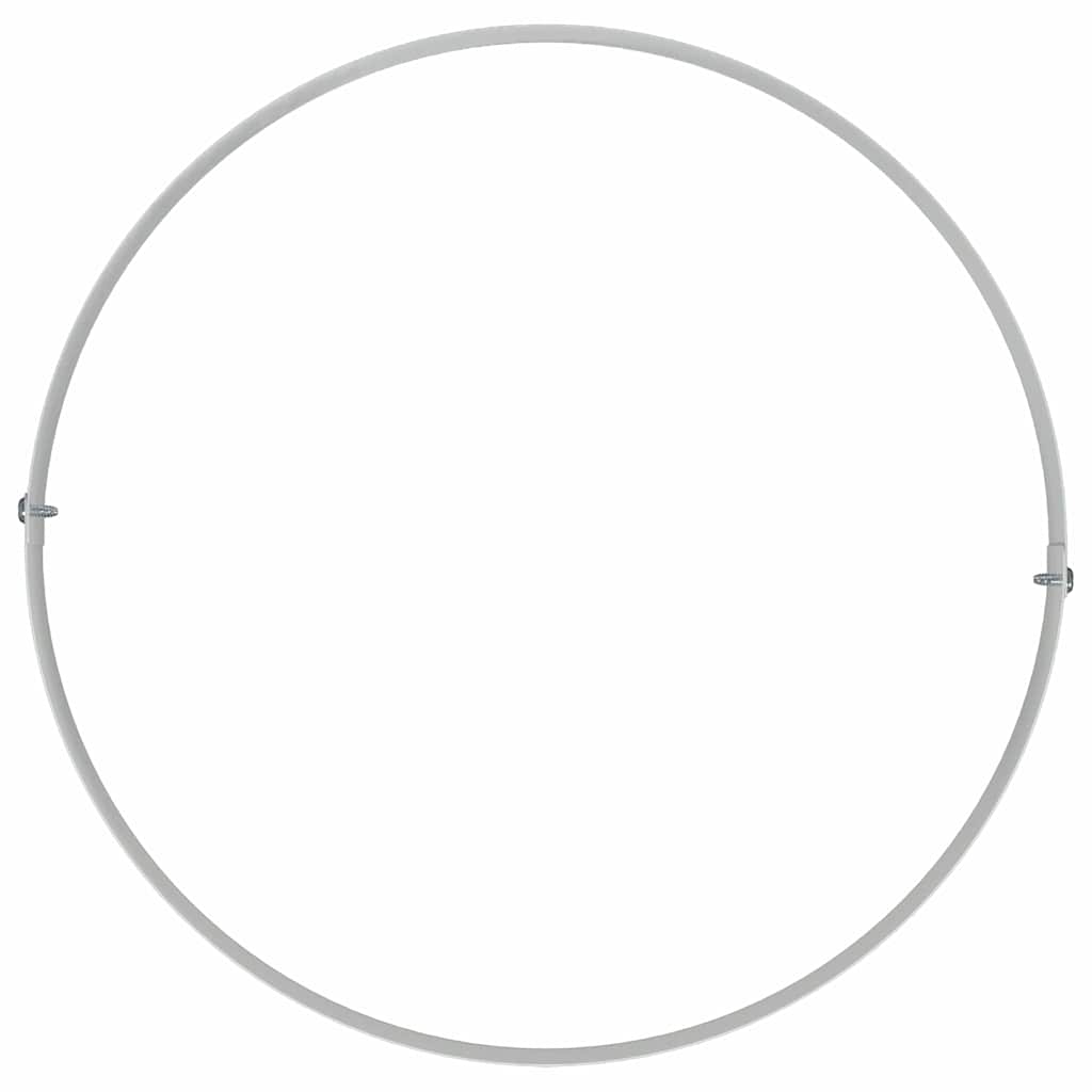 vidaXL Γλάστρα Κήπου 5 pcs Λευκό 30 x 30 x 20 cm Ψυχρής έλασης χάλυβας