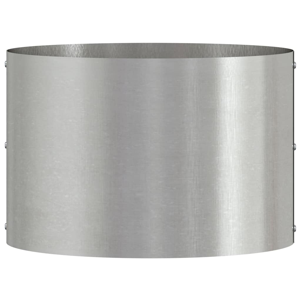 vidaXL Ζαρντινιέρες κήπου 5 pcs Ασημί 30 x 30 x 20 cm