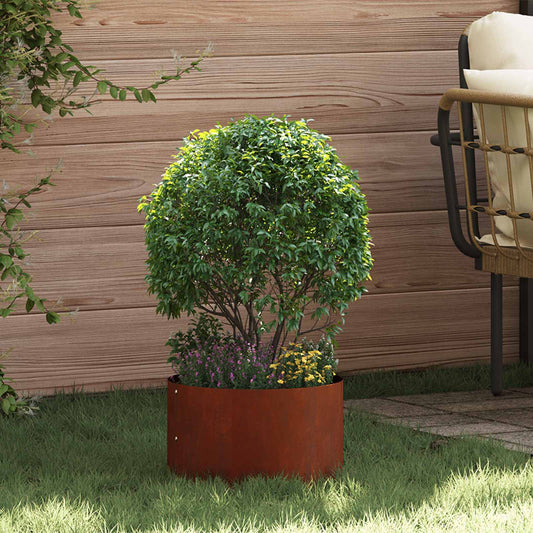 vidaXL Δακτύλιος γλάστρας 5 pcs Καφέ 30 x 30 x 20 cm