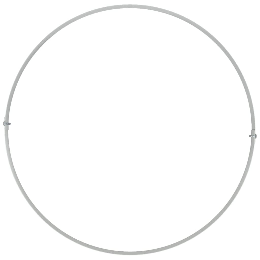 vidaXL Γλάστρα Κήπου Λευκό 40 x 40 x 20 cm Ατσάλι