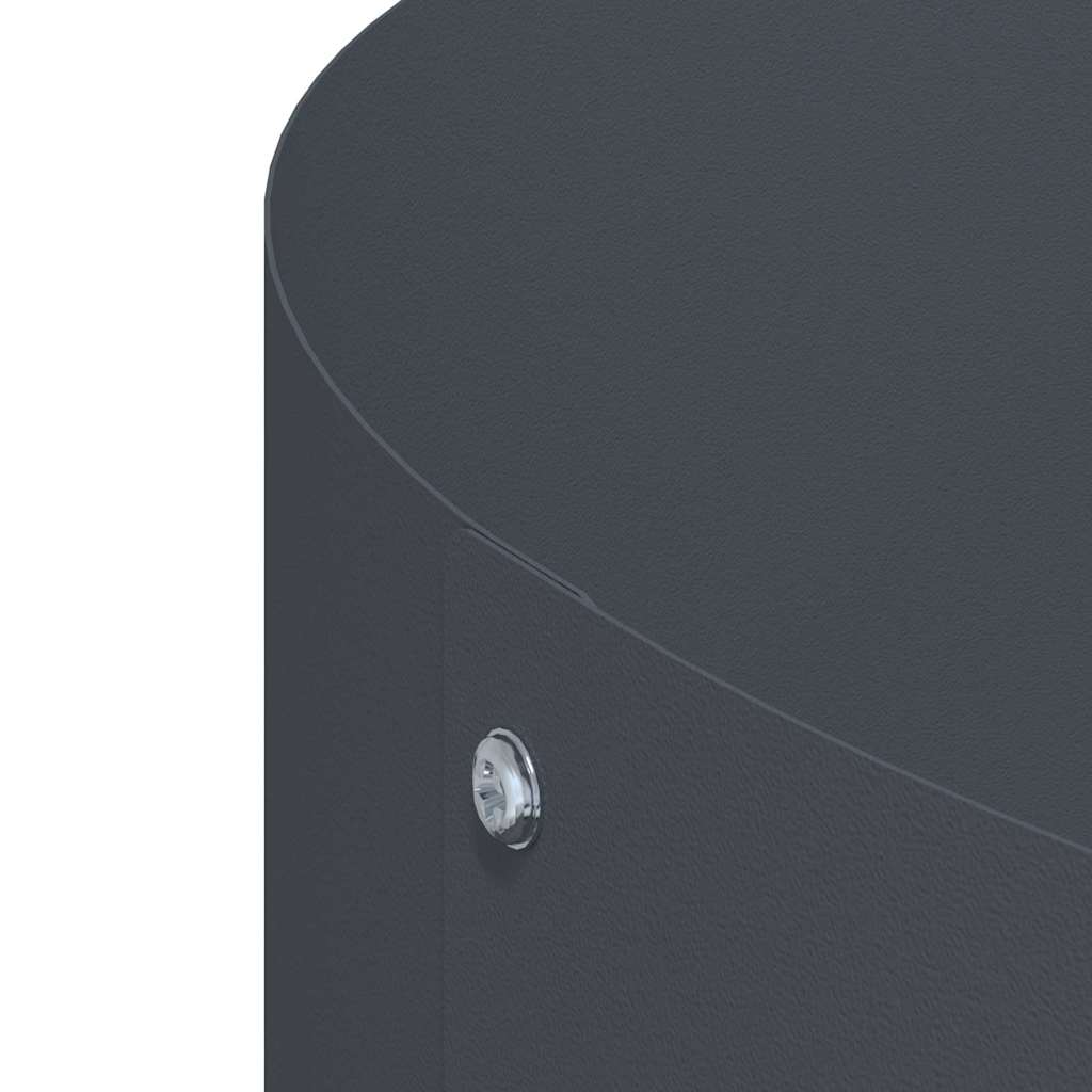 vidaXL Δακτύλιος γλάστρας Ανθρακί 40 x 40 x 20 cm