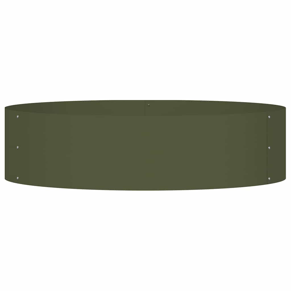 vidaXL Δακτύλιος γλάστρας Ελιά Πράσινη 80 x 80 x 20 cm