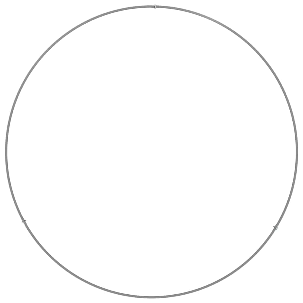 vidaXL Δακτύλιος γλάστρας 5 pcs Ασημί 80 x 80 x 20 cm