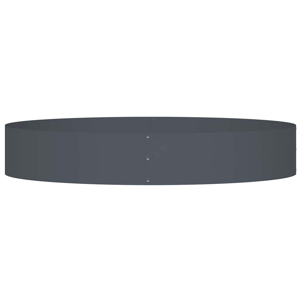 vidaXL Δακτύλιος γλάστρας Ανθρακί 120 x 120 x 20 εκ.