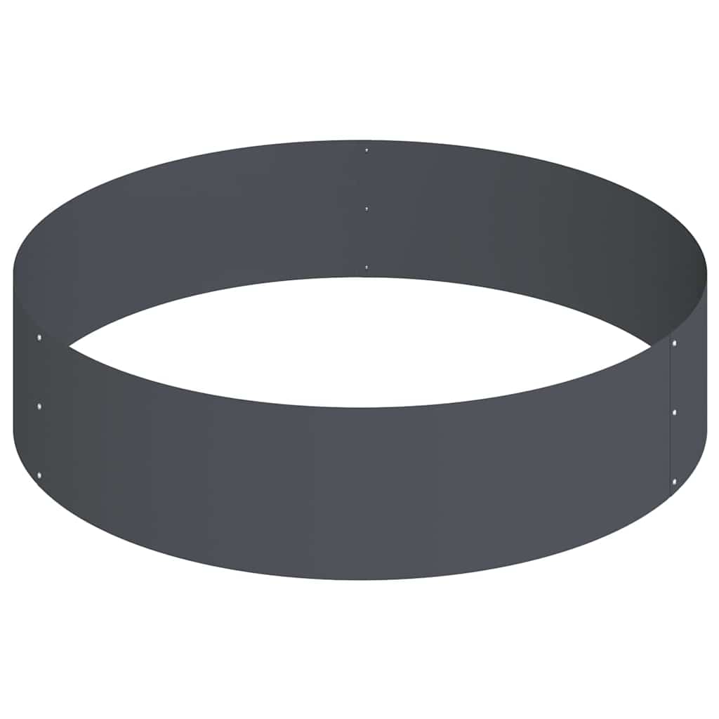 vidaXL Γλάστρα Κήπου Ανθρακί 90 x 90 x 20 εκ Ψυχρής έλασης χάλυβας