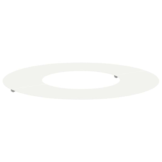 vidaXL κατάλληλο για δαχτυλίδι επίπεδου δέντρου Λευκό Ø30 / 60 εκ.