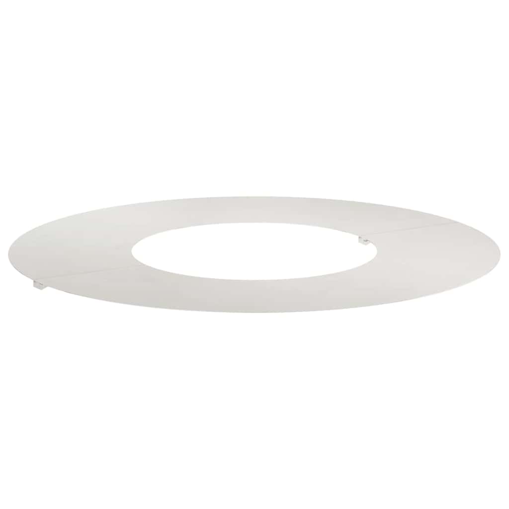 vidaXL κατάλληλο για δαχτυλίδι επίπεδου δέντρου Ασημί Ø30 / 60 εκ.