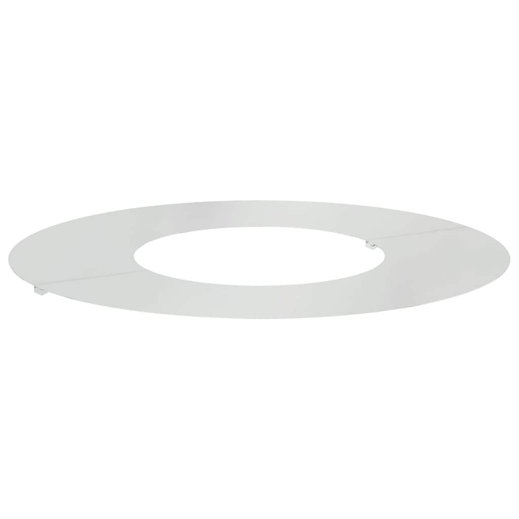 vidaXL κατάλληλο για δαχτυλίδι επίπεδου δέντρου Ασημί Ø30 / 60 εκ.