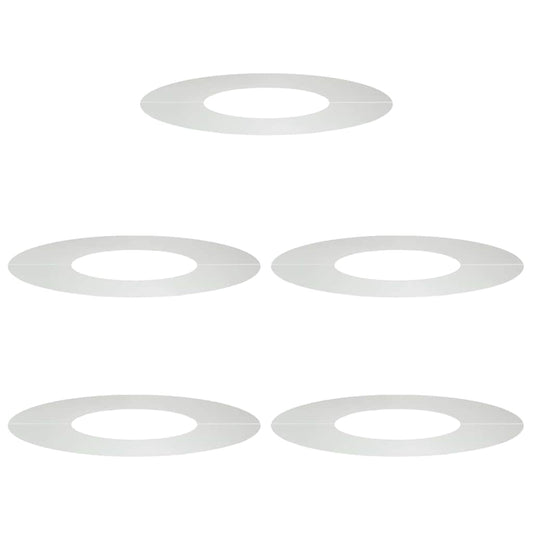 vidaXL κατάλληλο για επίπεδα δαχτυλίδια δέντρου 5 pcs Ασημί Ø30 / 60 εκ.