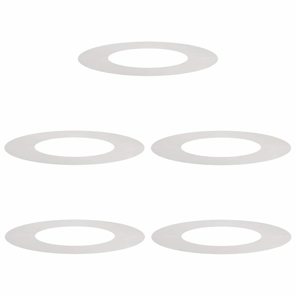 vidaXL κατάλληλο για επίπεδα δαχτυλίδια δέντρου 5 pcs Ασημί Ø40 / 70 εκ.