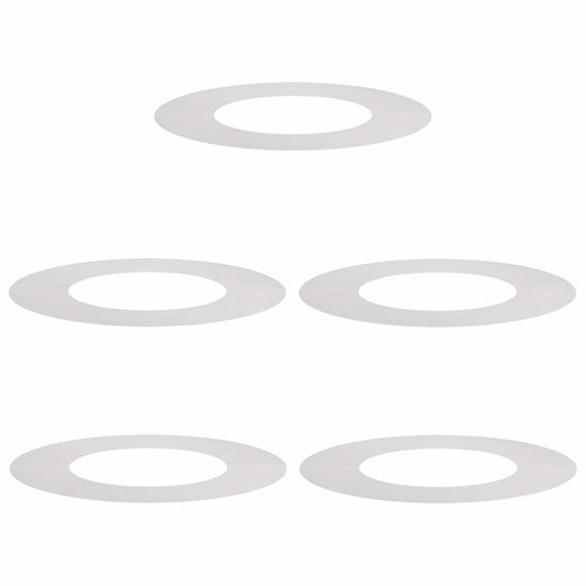 vidaXL κατάλληλο για επίπεδα δαχτυλίδια δέντρου 5 pcs Ασημί Ø40 / 70 εκ.