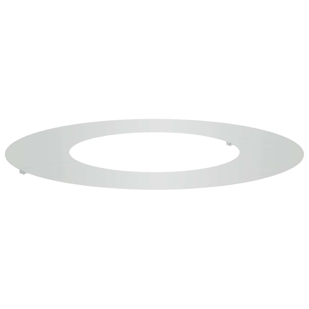 vidaXL κατάλληλο για δαχτυλίδι επίπεδου δέντρου Ασημί Ø40 / 70 εκ.